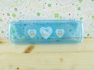 【震撼精品百貨】Hello Kitty 凱蒂貓 KITTY鉛筆盒-天使藍圖案 震撼日式精品百貨