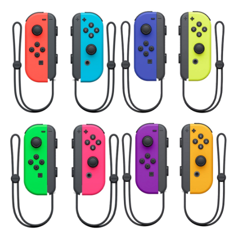 【Nintendo 任天堂】Switch JOY-CON 左右手把 (紅藍、綠粉、紫橘、藍黃)★公司貨★