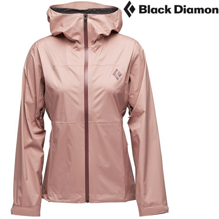 零碼特價 Black Diamond STORMLINE 女款 防水外套/風雨衣 M697 Chalk Pink 粉藕