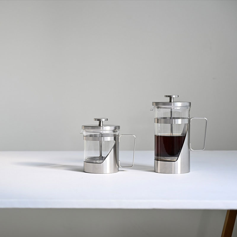 《HARIO》胖胖銀濾壓壺 300ml(THSV-2-HSV)/600ml(THSV-4-HSV)
