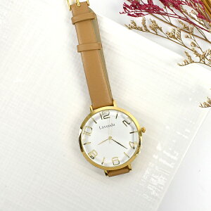 韓國手錶 Lavenda簡約切割面皮革錶【NEKL13】