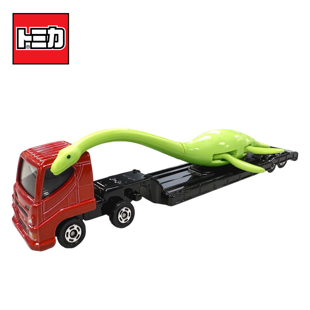 【日本正版】TOMICA 亞洲限定 NO.126 恐龍聯結車 長盒 玩具車 多美小汽車 - 097440