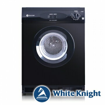 <br/><br/>  White Knight 600AB 6kg 滾筒式乾衣機 黑色◆含到府基本安裝◆英國原裝進口<br/><br/>