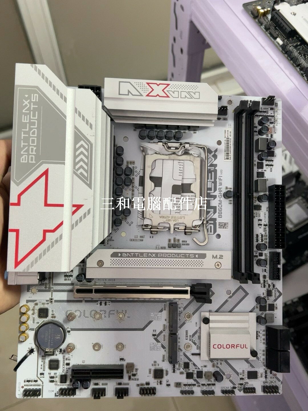 七彩虹 BATTLE-AX B860M-GHA WIFI V20 主機板 實拍 當天發貨 官方質保