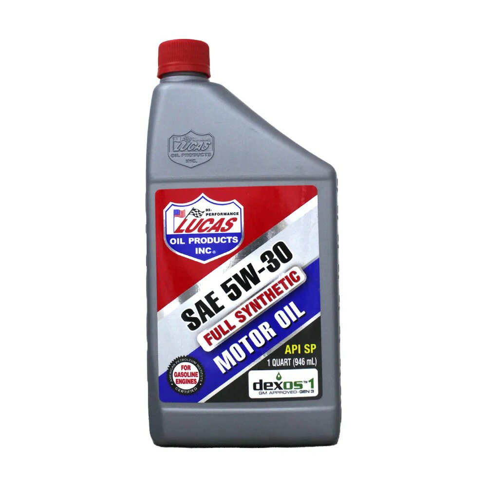 【美國原裝進口/平行輸入】LUCAS 5W30 全合成機油 1L【299免運領券再享折扣】