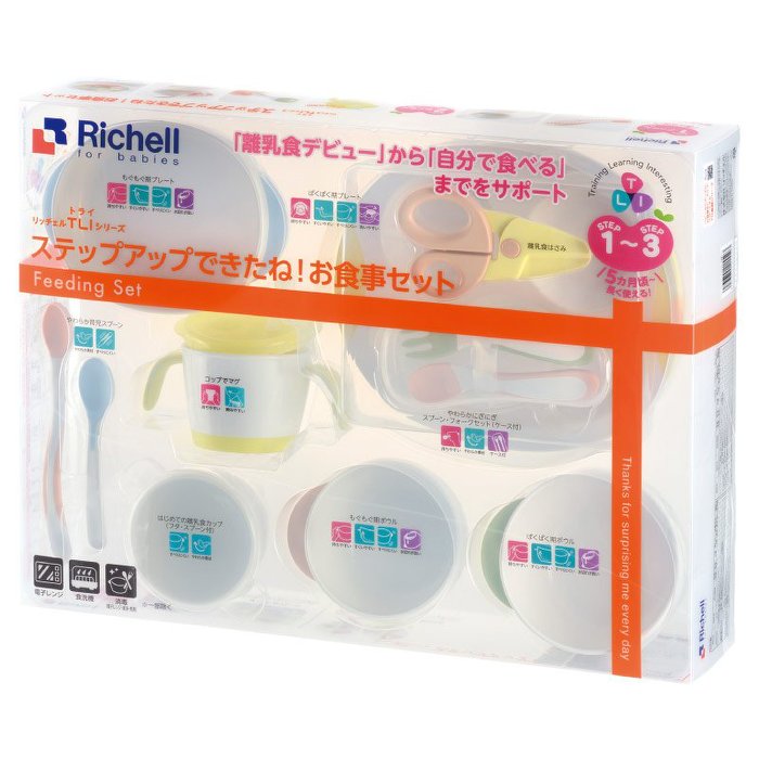 日本【RICHELL】Pastel 繽紛兒童餐具組【領券滿額再折千7/31止】 1