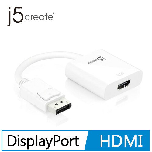 j5create JDA154 DisplayPort to HDMI 轉接器