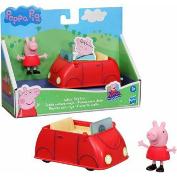 《 HASBRO 孩之寶》Peppa Pig 粉紅豬小妹 3吋公仔 交通工具組 東喬精品百貨
