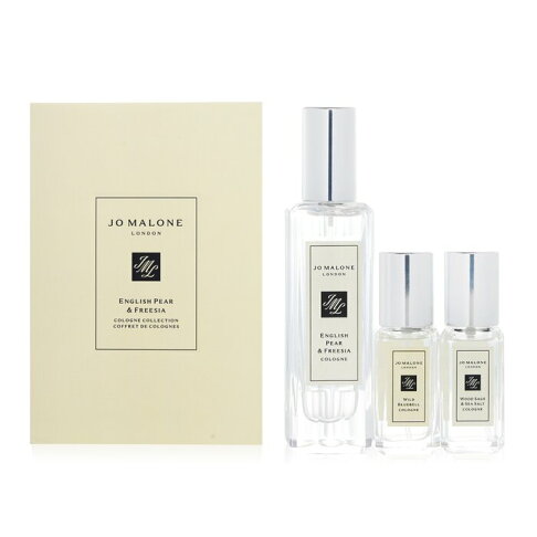 Jo Malone - 英國梨與小蒼蘭套裝: 英國梨與小蒼蘭古龍水 30毫升 + 鼠尾草與海鹽古龍水 9毫升 +藍風鈴古龍水 9毫升 4