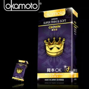 OKAMOTO岡本 皇冠型保險套 10片裝 衛生套 condom
