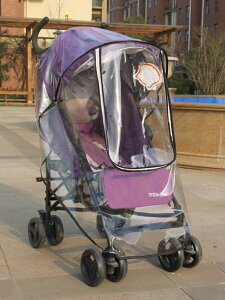 嬰兒推車雨罩bb兒童車防風防雨防曬罩雨衣通用擋風保暖罩冬天雨棚 全館免運