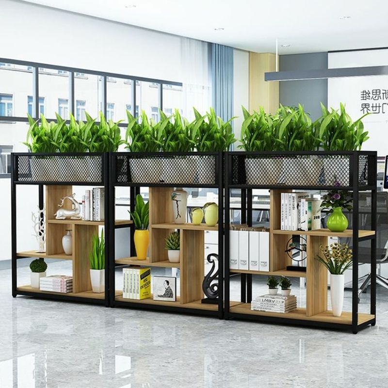 【最低價】【公司貨】辦公室鐵藝屏風隔斷置物架落地餐廳柵欄卡座裝飾綠植矮隔斷花架