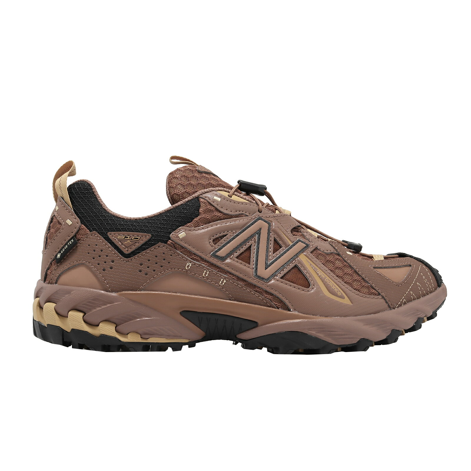 New Balance NB 休閒鞋 610X V1 男鞋 女鞋 棕 黑 防水 抽繩鞋帶 拼接 情侶鞋 NB ML610XH-D 4