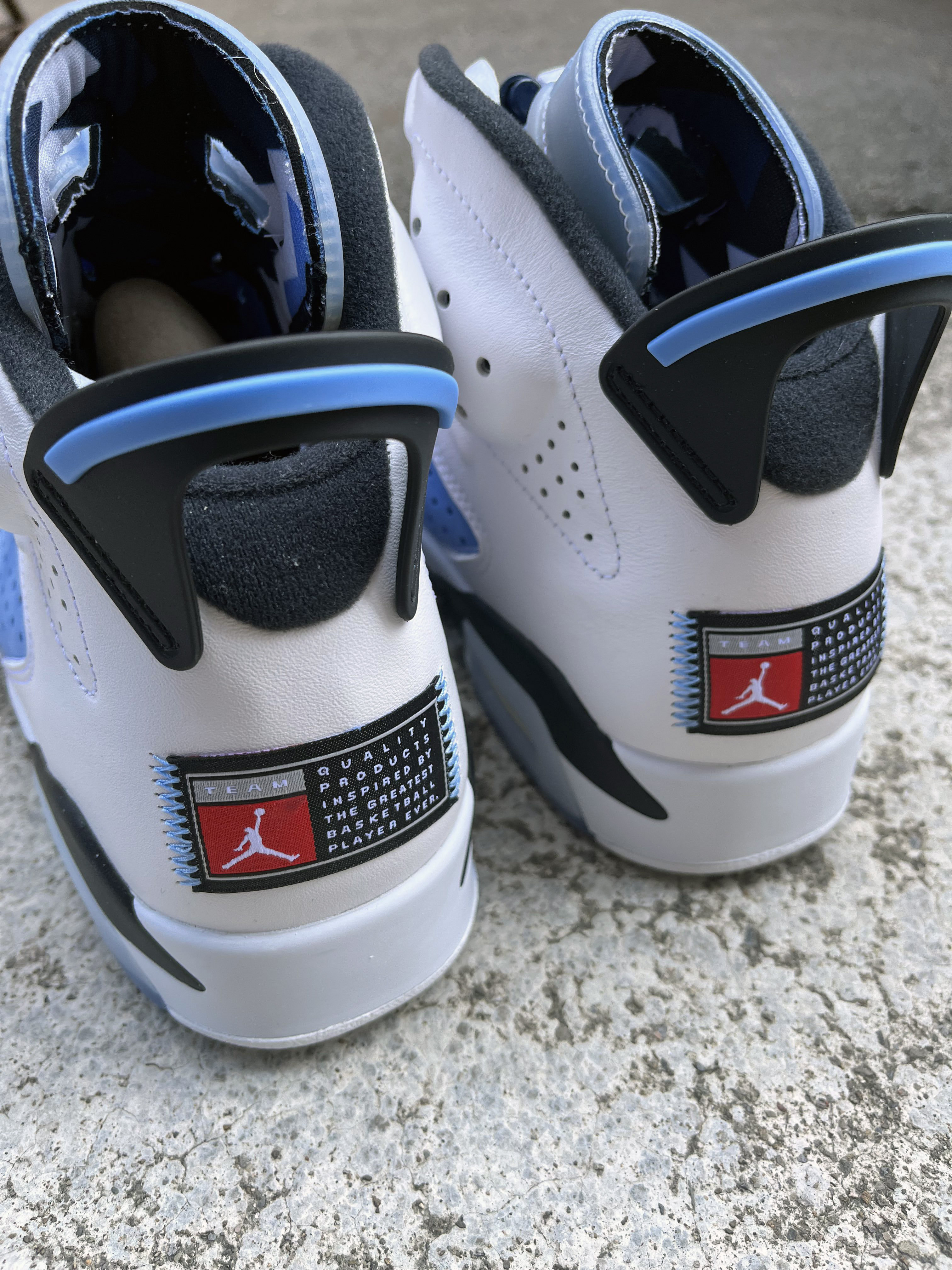 2022 經典北卡大學PE配色市售NIKE AIR JORDAN 6 RETRO UNC NORTH