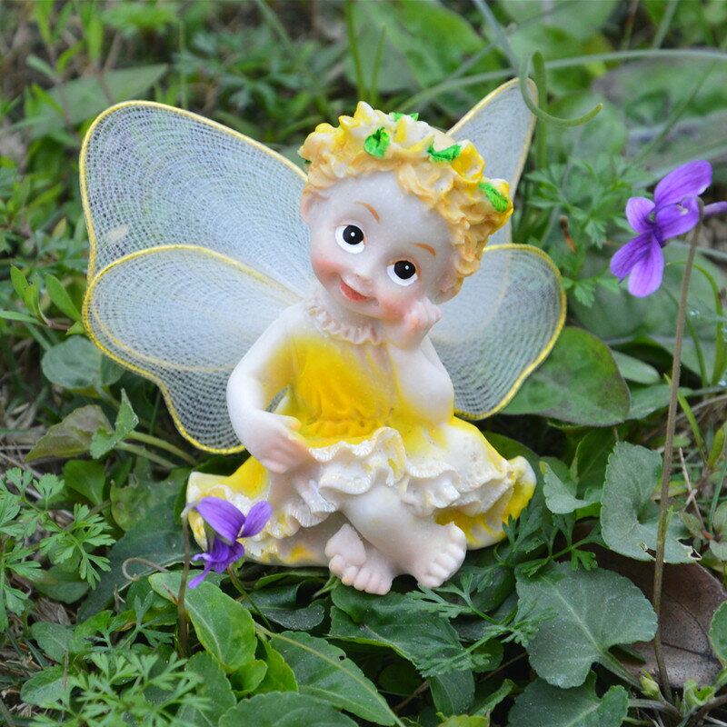 花仙子人物模型微景觀盆景DIY設計園藝小擺件禮物家居櫃臺裝飾品