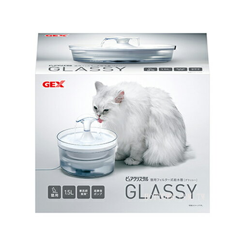 【寵愛家】GEX愛貓透涼感淨水飲水皿 1.5L 自動飲水器