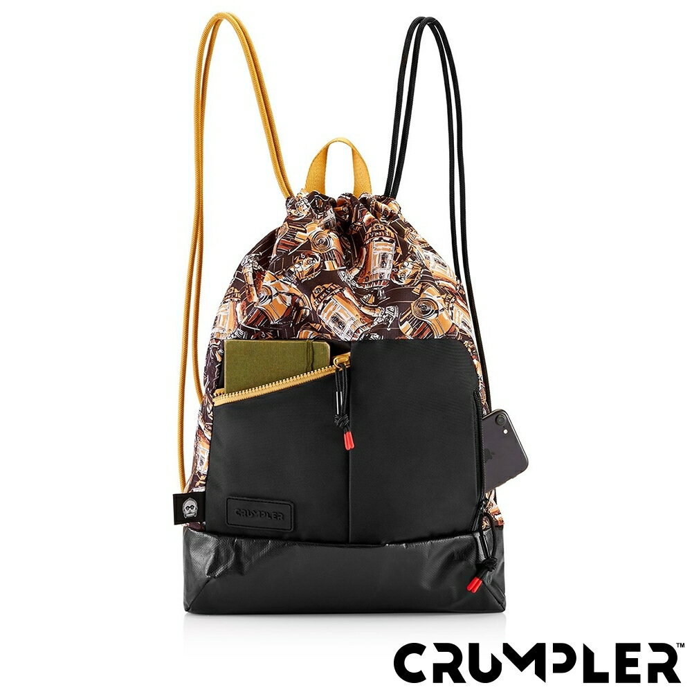 限時★.. Crumpler 小野人 SIRIUS 天狼星 束口後揹包 星際大戰-金 公司貨【夏日限時 全館點數5倍送】