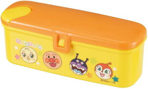 真愛日本 麵包超人 Anpanman 人物 橘黃 童用 長形零食盒 零食盒 糖果盒 兒童 分裝 食物盒 收納 4903320059306
