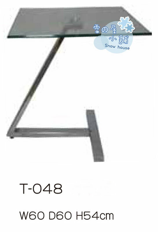 ╭☆雪之屋小舖☆╯T-048P08 造型玻璃桌/ 造型餐桌/休閒桌/咖啡桌/置物桌 1
