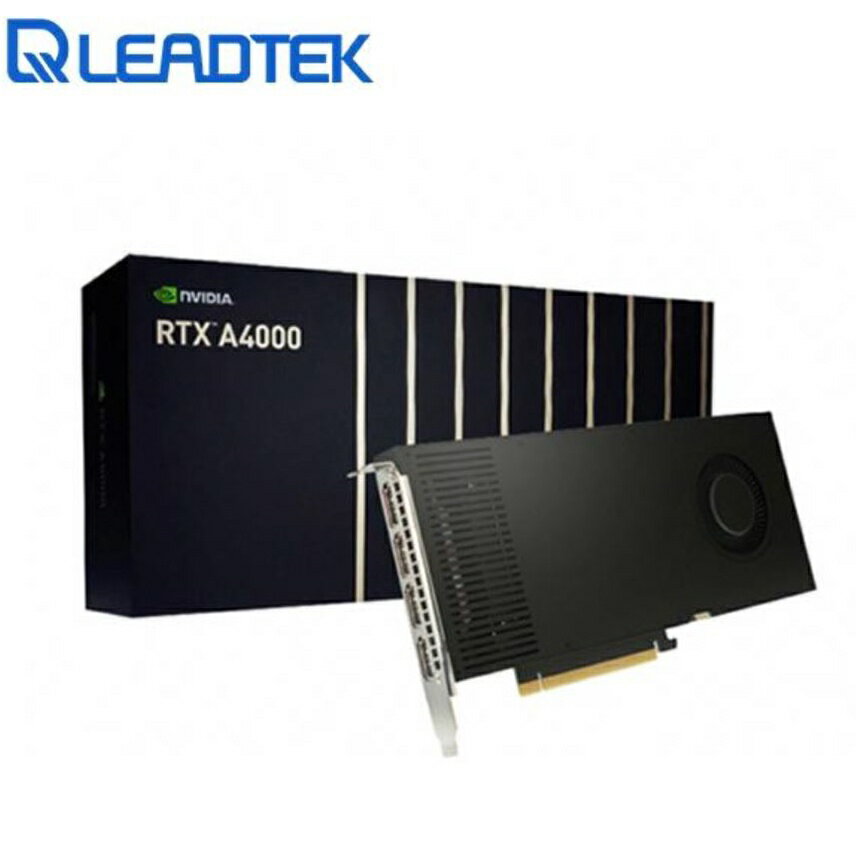 【含稅公司貨】Leadtek麗臺 NVIDIA RTX A4000 16GB GDDR6 工作站繪圖卡 顯示卡 16G