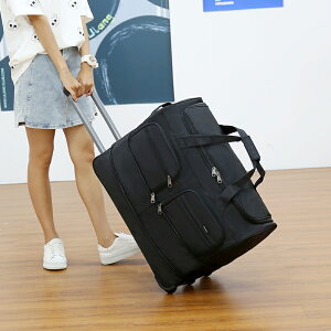 拉桿包 旅行包 旅行袋 後背包 大容量新款拉桿包防水加厚可折疊旅行包男女通用出國留學可托運包 全館免運