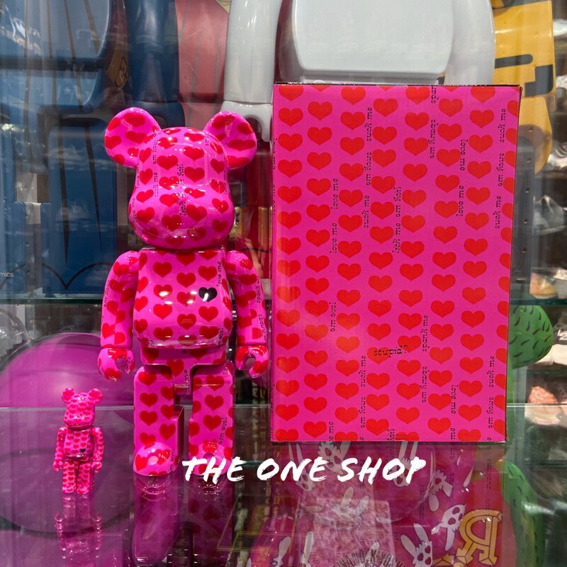 TheOneShop BE@RBRICK Pink Heart 粉愛心粉色愛心庫柏力克熊400