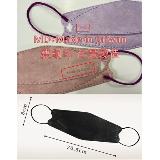 【好夥伴】韓版KF94 4D立體魚型 醫療醫用成人口罩 國家隊永猷台灣製造 雙鋼印 流行 好呼吸 透氣 不脫妝10枚/盒 1