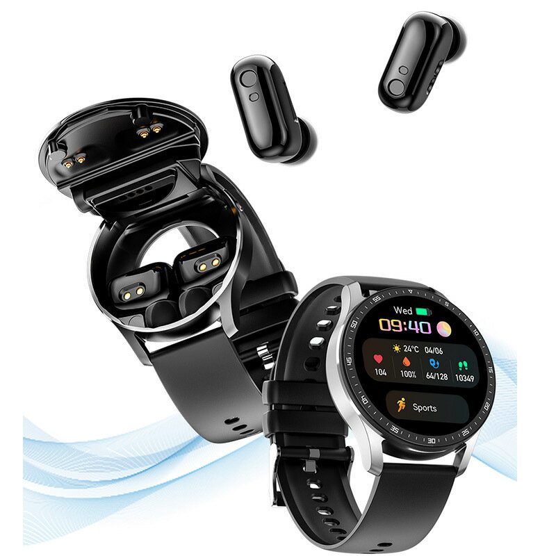 新款X7智能手表TWS耳機二合一藍牙通話運動手環防水「限時特惠」