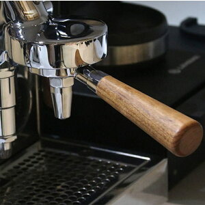 全自動咖啡機半自動咖啡機全自動義式咖啡機E61意式半自動咖啡機專業萃茶手柄通用不鏽鋼實木把手正品保證