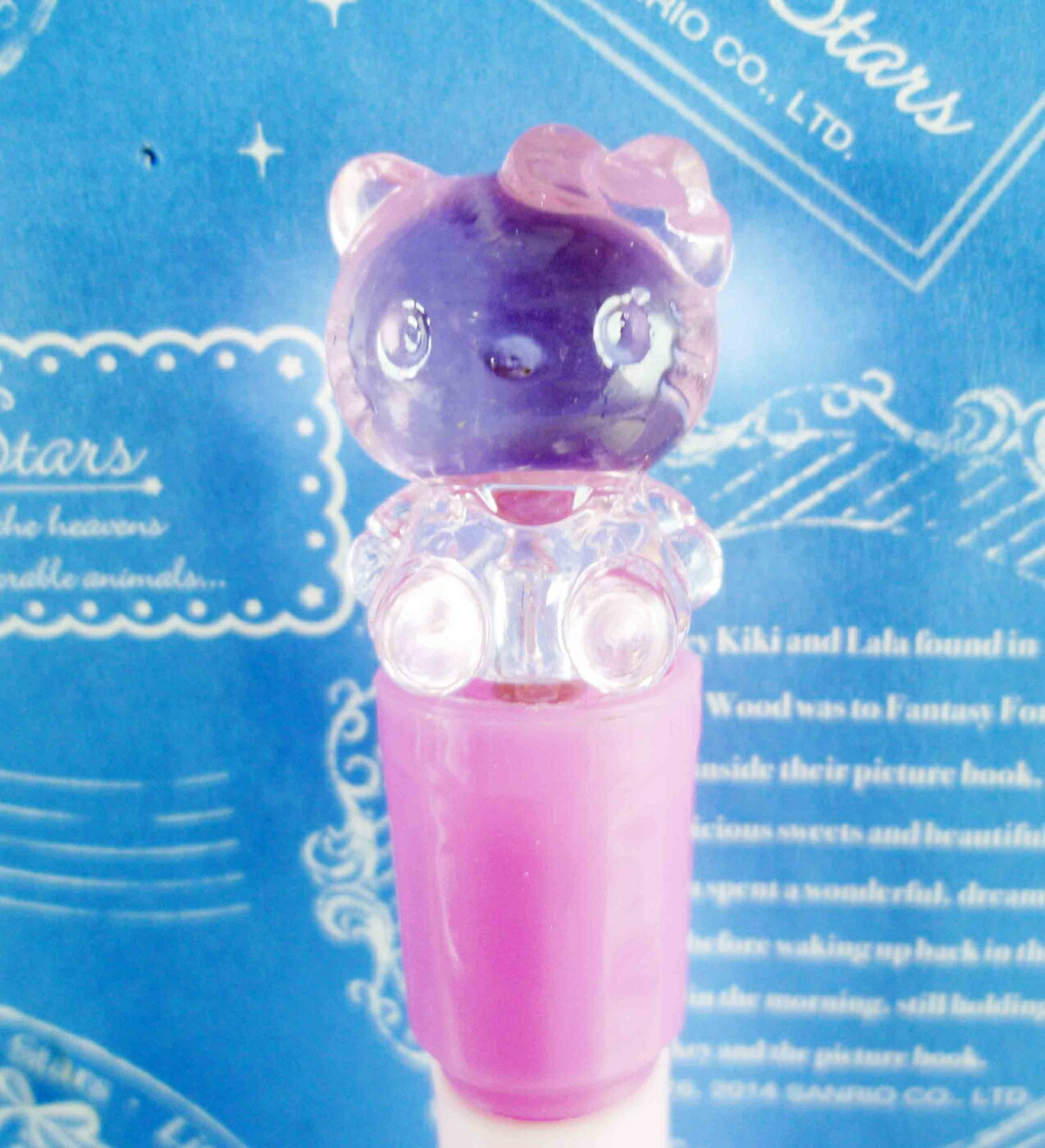 【震撼精品百貨】Hello Kitty 凱蒂貓 KITTY造型原子筆-發光功能 震撼日式精品百貨