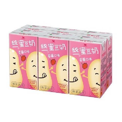 統一 蜜豆奶-草莓(250ml*6包) [大買家]