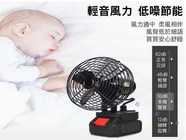 便攜式鋰電風扇 露營風扇 牧田電池風扇 8吋 辦公小物 超強風力 迷你 加強 隨身 嬰兒車 空調 夏季 宿舍 停電
