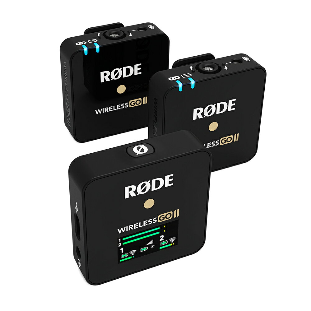 限時★..【RODE】 Wireless GO II 小型無線麥克風 二代 1對2 可預錄 領夾式 腰掛式 2.4GHz 輕巧 接收+2發射 正成公司貨【夏日限時 全館點數5倍送】