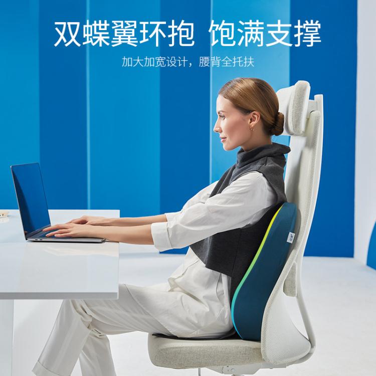 佳奧護腰靠墊辦公室腰靠記憶棉腰墊靠背座椅孕婦墊椅子腰靠枕腰枕 雙11全館免運