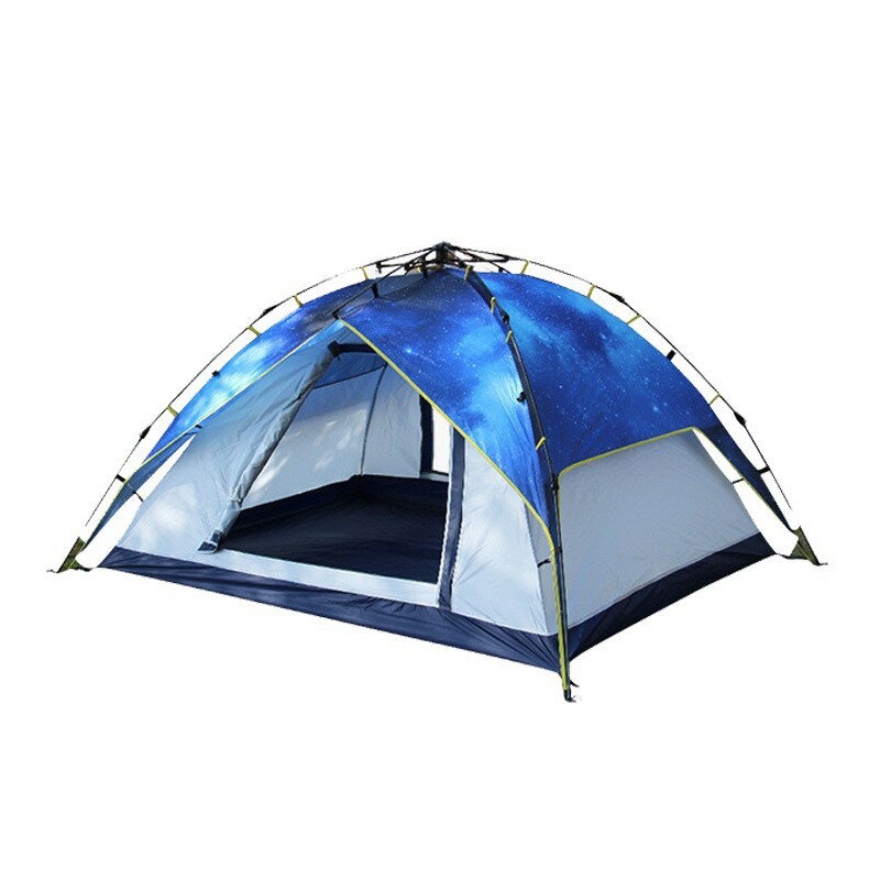 帳篷戶外便攜式折疊露營裝備用品全自動加厚防雨野外兒童室內野營