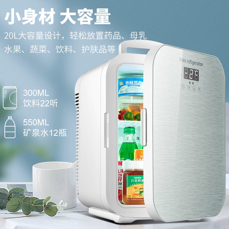 迷你小冰箱車載家用寢室適用於學生單人宿舍小型冰箱化妝品冷藏箱【宜家良品百貨】