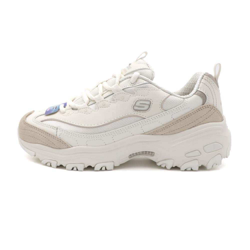 【全館滿額折】 Skechers D Lites - New Heat 米 女 休閒鞋 經典復古 厚底 增高 J2711【新竹皇家150231NTTP】