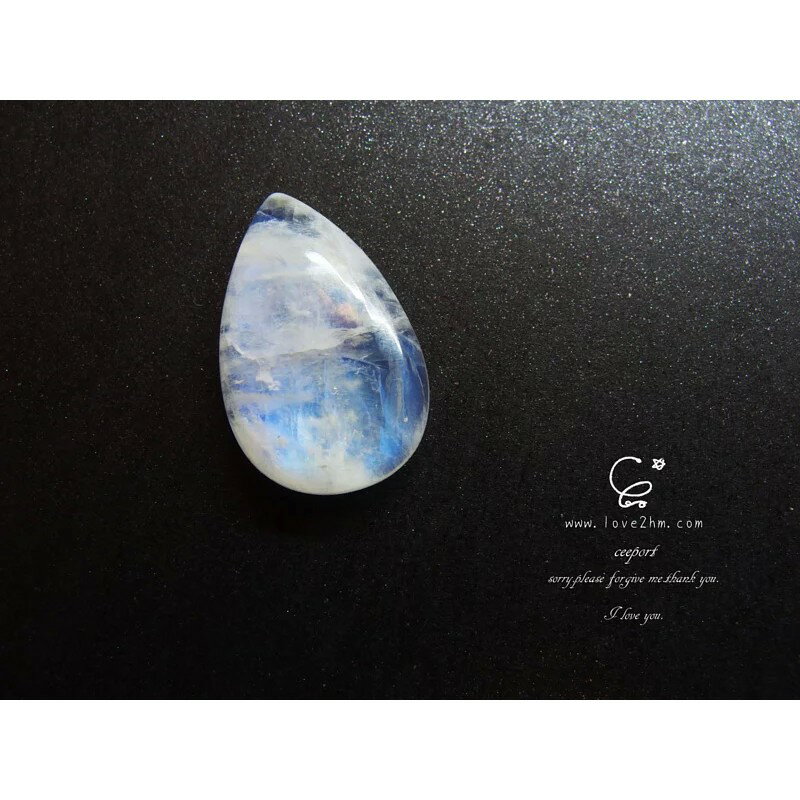 月光石-裸石3860/月光石/水晶飾品/ [晶晶工坊-love2hm]