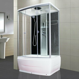 長方形整體房淋浴家用洗澡間移門蒸汽房鋼化玻璃房浴室衛浴衛生間