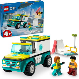 樂高LEGO 60403 City 城市系列 緊急救護車和單板滑雪者