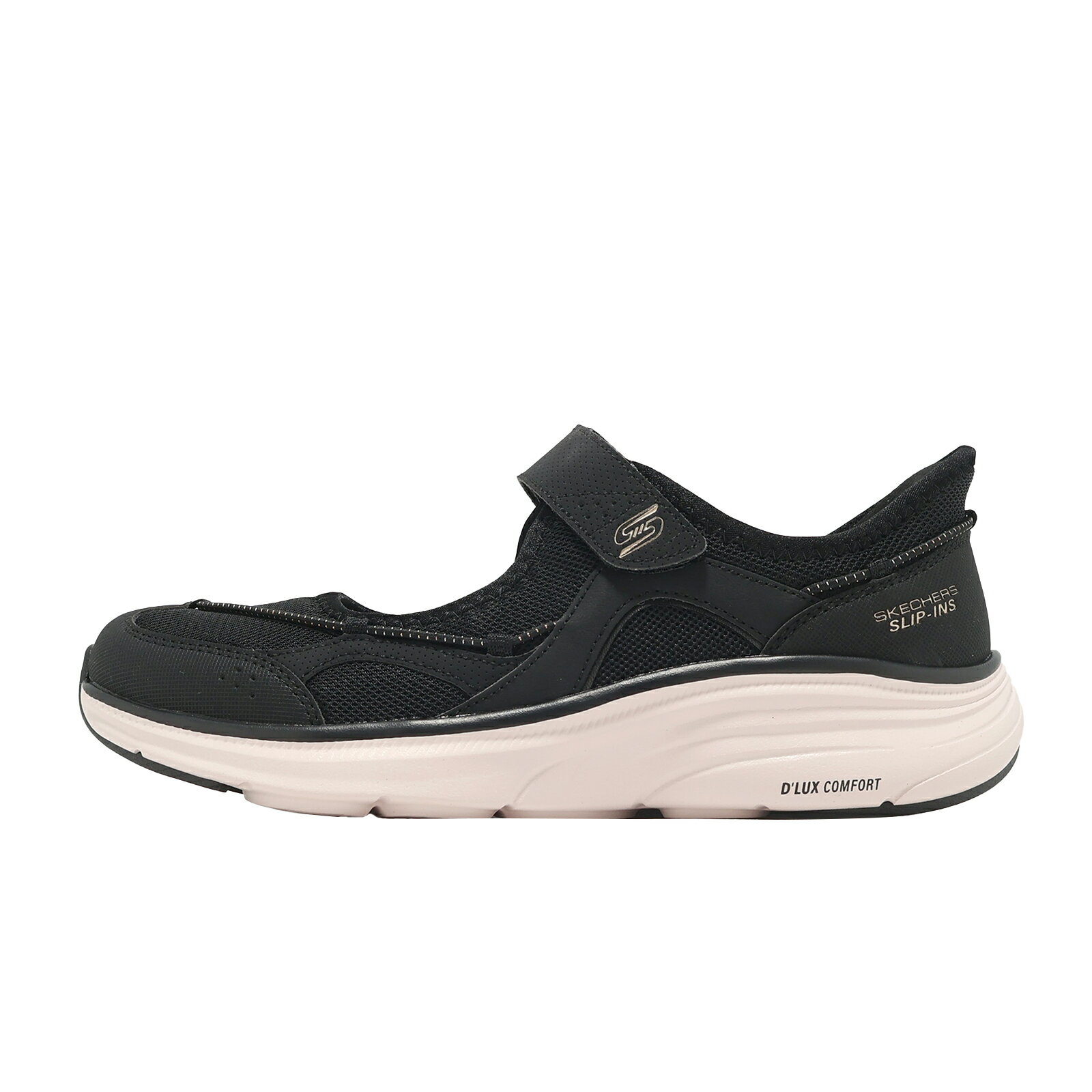 Skechers 休閒鞋 D Lux Comfort 2.0 Slip-Ins 女鞋 黑 瑪莉珍鞋 104495BKW