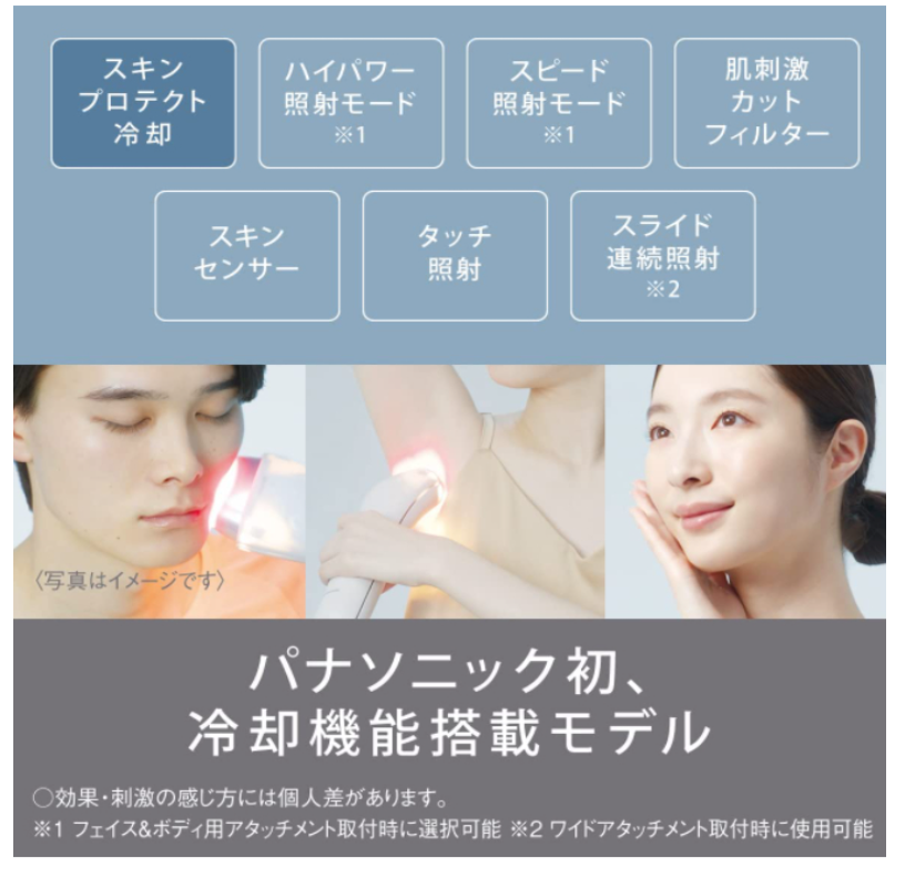 日本牌含稅直送】Panasonic 家用光學除毛機ES-WP98 ES-WH7A ES