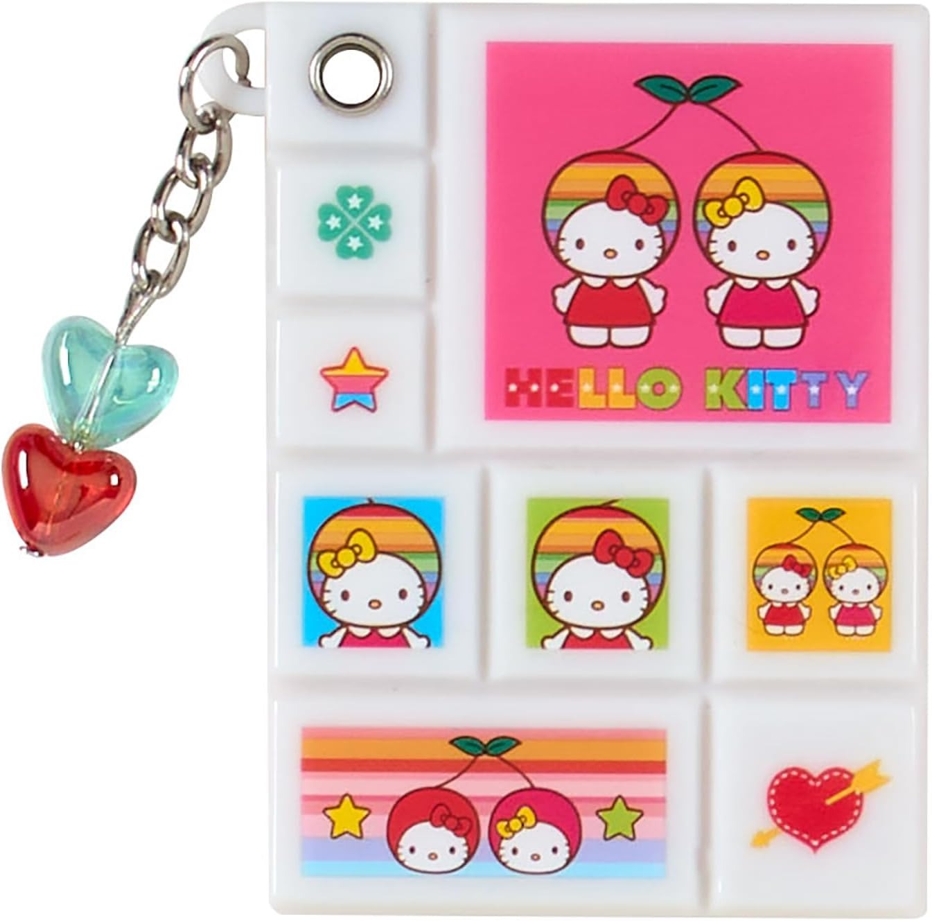Hello kitty凱蒂貓商品推薦asdfkitty*三麗鷗 平成少女 KITTY雙胞胎 磁磚貼風格 隨身鏡子 化妝鏡-日本正版商品。就在asdfkitty可愛家精品店Hello kitty凱蒂貓商品推薦Hello Kitty凱蒂貓周邊商品