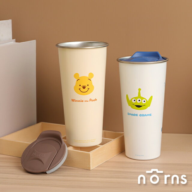 迪士尼不鏽鋼保溫隨行杯 Norns Original Design 小熊維尼 三眼怪 304不鏽鋼 雙層真空飲料杯