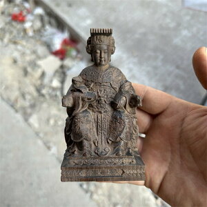 更多款式可諮詢~越南沉香木雕媽祖神像天上圣母湄洲島海神娘娘家用供奉擺件保平安