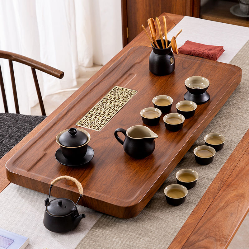 免運 開立發票 茶盤 茶具 整套茶盤家用功夫茶具全套茶臺茶托陶瓷茶具客廳茶盤實木單盤套裝特惠/工廠現貨 特價出 M1123