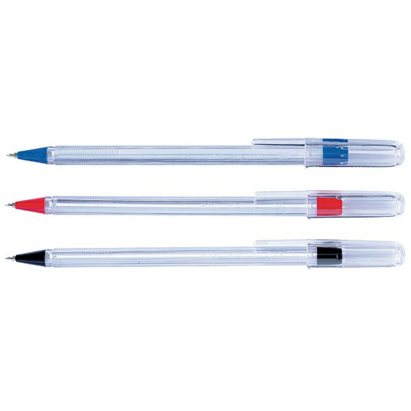 SKB SB-2000 原子筆 (透明桿)3色0.5mm極細原子筆