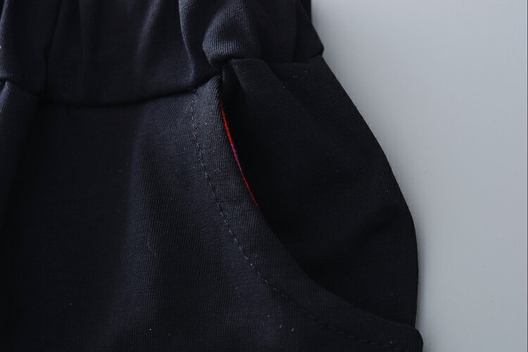 童裝男童漢服中國風兒童唐裝小孩套裝嬰兒寶寶夏季短袖復古兩件套 8