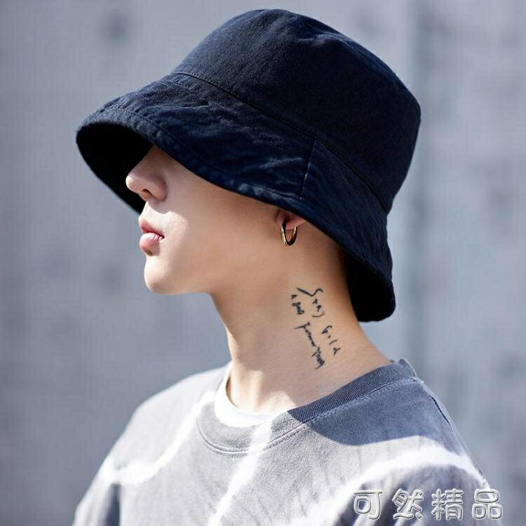 買一送一漁夫帽男韓版嘻哈夏季大檐帽子防曬太陽帽遮陽帽日系休閒盆帽 雙12全館免運