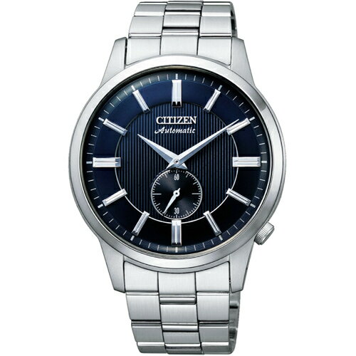 CITIZEN 星辰 精鋼防眩光機械時尚腕錶(NK5000-98L)-41mm-藍面鋼帶【刷卡回饋 分期0利率】【APP下單22%點數回饋】